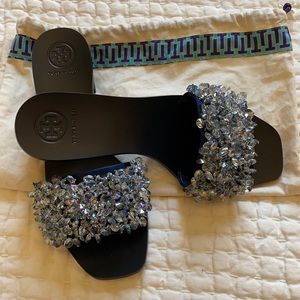 BNWOT Tory Burch Jewled Sandals
